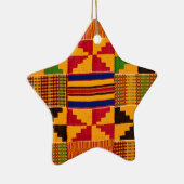 afrikanische Print Keramik Ornament (Rechts)