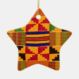 afrikanische Print Keramik Ornament