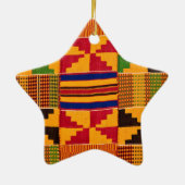 afrikanische Print Keramik Ornament (Hinten)