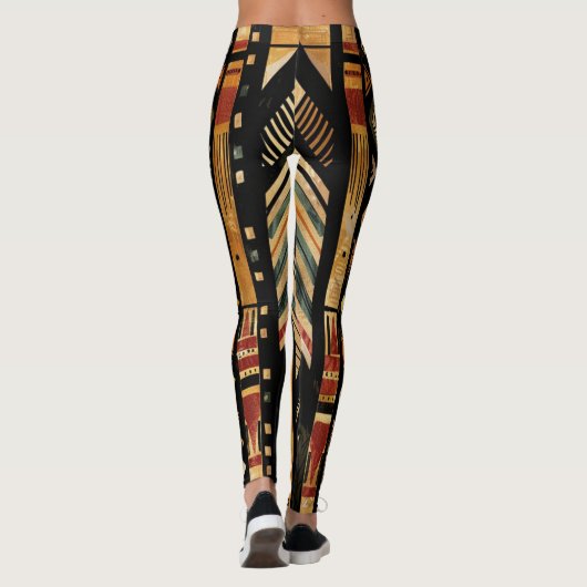 afrikanische Print Leggings (Rückseite)