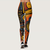 afrikanische Print Leggings (Rückseite)