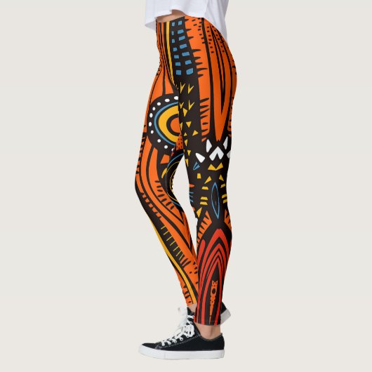 afrikanische Print Leggings (Links)