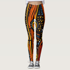afrikanische Print Leggings