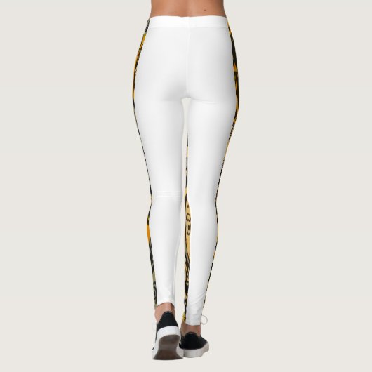 afrikanische Print-Leggings Leggings (Rückseite)