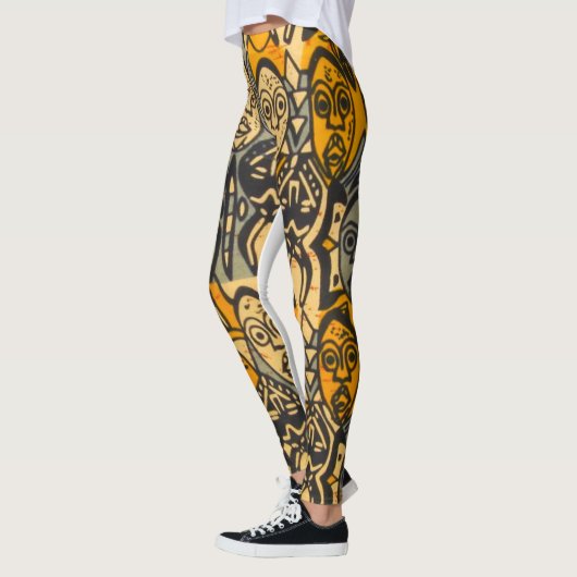 afrikanische Print-Leggings Leggings (Links)