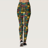 afrikanische Print-Leggings Leggings (Rückseite)
