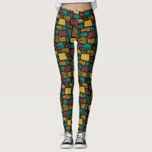 afrikanische Print-Leggings