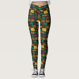 afrikanische Print-Leggings Leggings