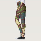 afrikanische Print-Leggings Leggings (Links)