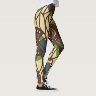afrikanische Print-Leggings Leggings