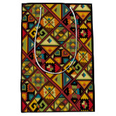 afrikanische Print Mittlere Geschenktüte (Vorderseite)