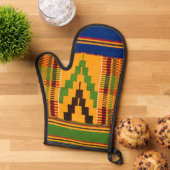 afrikanische Print Ofenhandschuh (Oben unten)