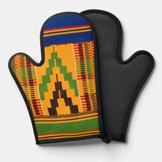 afrikanische Print Ofenhandschuh (Vorderseite/Rückseite)