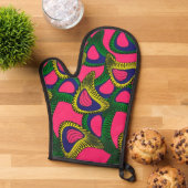 afrikanische Print Ofenhandschuh (Oben unten)