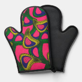 afrikanische Print Ofenhandschuh (Vorderseite/Rückseite)