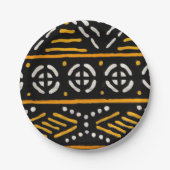 afrikanische Print Pappteller (Vorderseite)