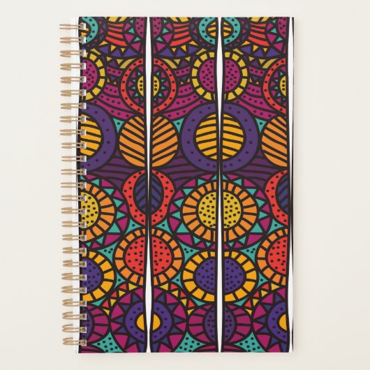 afrikanische Print Planer (Vorderseite)