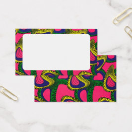 Afrikanische Print-Platzkarte