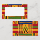 afrikanische Print Platzkarte (Vorne/Hinten)