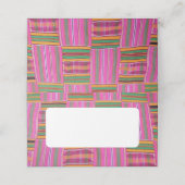 afrikanische Print Platzkarte (Außenseite Aufgefaltet)