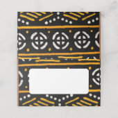 afrikanische Print Platzkarte (Außenseite Aufgefaltet)