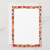 Afrikanische Print-Save the Date-Karte Save The Date (Vorderseite)