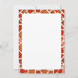 Afrikanische Print-Save the Date-Karte Save The Date