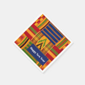 afrikanische Print Serviette (Ecke)