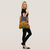 afrikanische Print Tasche (Am Model)