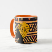 Afrikanische Print-Tasse in mehreren Farben Tasse (Vorderseite Links)