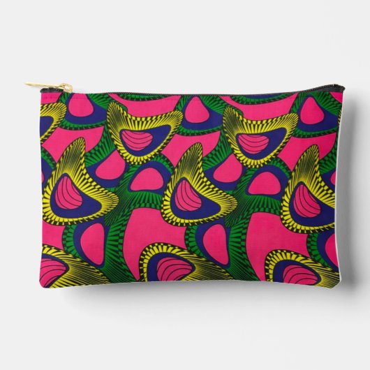 afrikanische Print Zubehörtasche (Vorderseite)