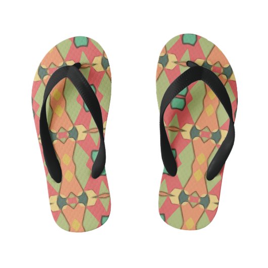 Afrikanische Printkinder flippen Flops Kinderbadesandalen (Fußbett)