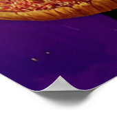 Afrikanische Prinzessin mit dekorativem Gewand Poster (Ecke)