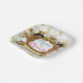 afrikanische Prinzessin oder Prinzessin: Elegante Pappteller (Gewinkelt)