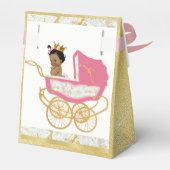 Afrikanische Prinzessin Pink & Gold Shimmer Favori Geschenkschachtel (Rückseite)