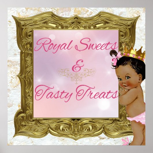 Afrikanische Prinzessin Royal Süßigkeiten Rosa Zei Poster (Vorne)