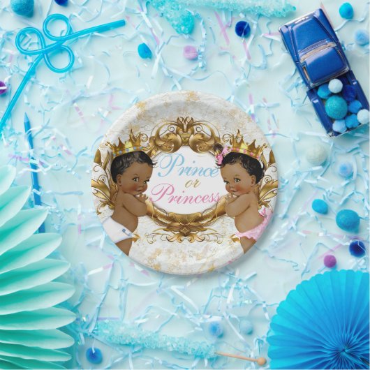 Afrikanische Prinzessin und Prinzessin Elegante Ge Pappteller (Party)