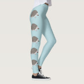 Afrikanische Pygmäen-Igel Niedlicher Cartoon Illus Leggings (Rechts)