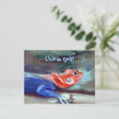 Afrikanische Rainbow Lizard Postcard Postkarte (Stehend Vorderseite)