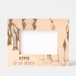 Afrikanische Reisegedächtnis Geätzte Rahmen