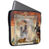 Afrikanische Reisen Laptopschutzhülle (Vorne Rechts)