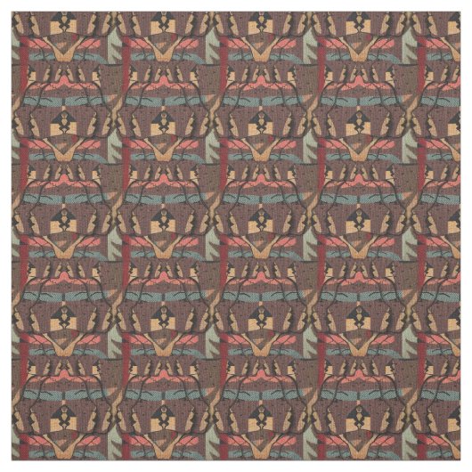 afrikanische Repeat-Tapestry Stoff (Muster)