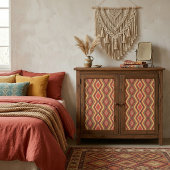 Afrikanische Rote Grüne Orange Yellow Ethnic Art Seidenpapier