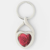 Afrikanische Rote Rose Schlüsselanhänger (Vorderseite)