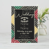 Afrikanische Rote Schwarze Hochzeit