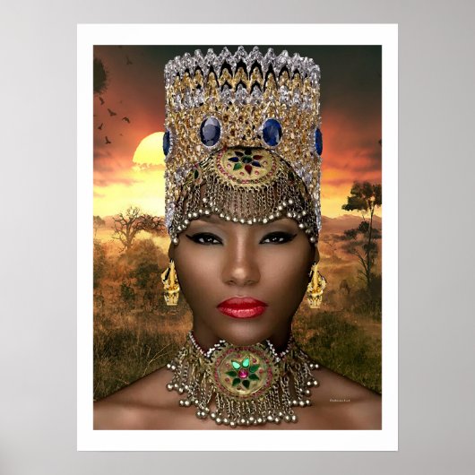 afrikanische Royalty Poster (Vorne)