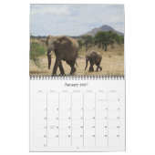 afrikanische Safari 2016 Kalender (Jan 2027)