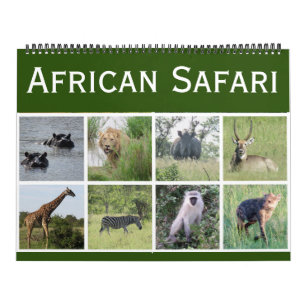 afrikanische Safari 2025 groß Kalender