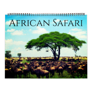 afrikanische Safari 2026 groß Kalender