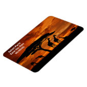 Afrikanische Safari bei Sunset Magnet (Linke Seite)